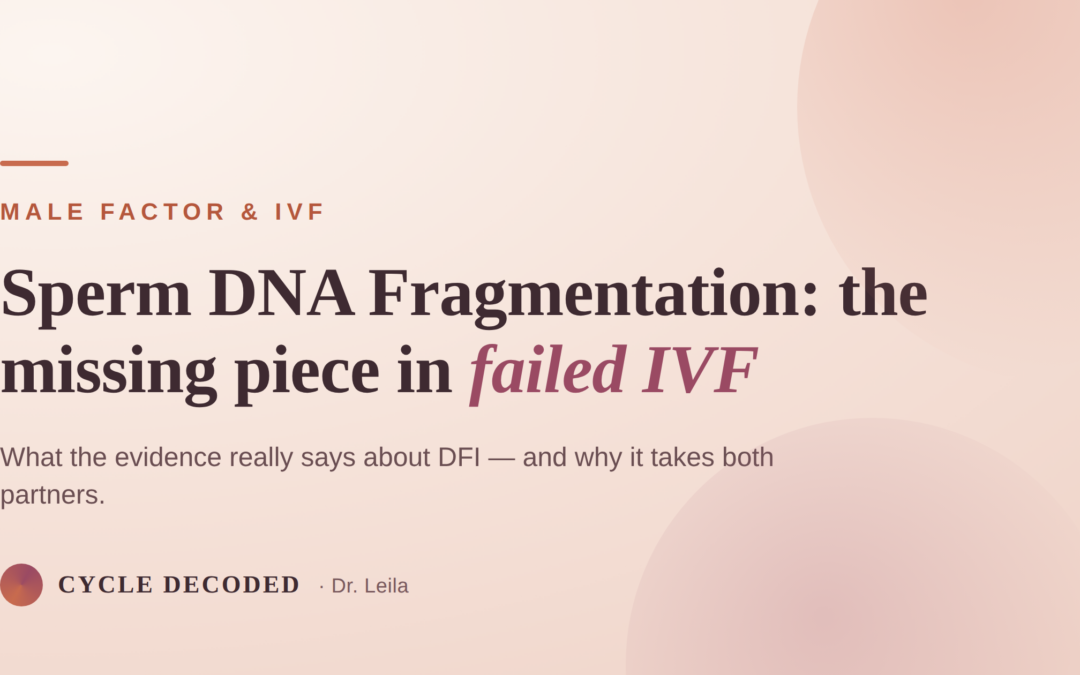Sperm DNA fragmentation and IVF challenges